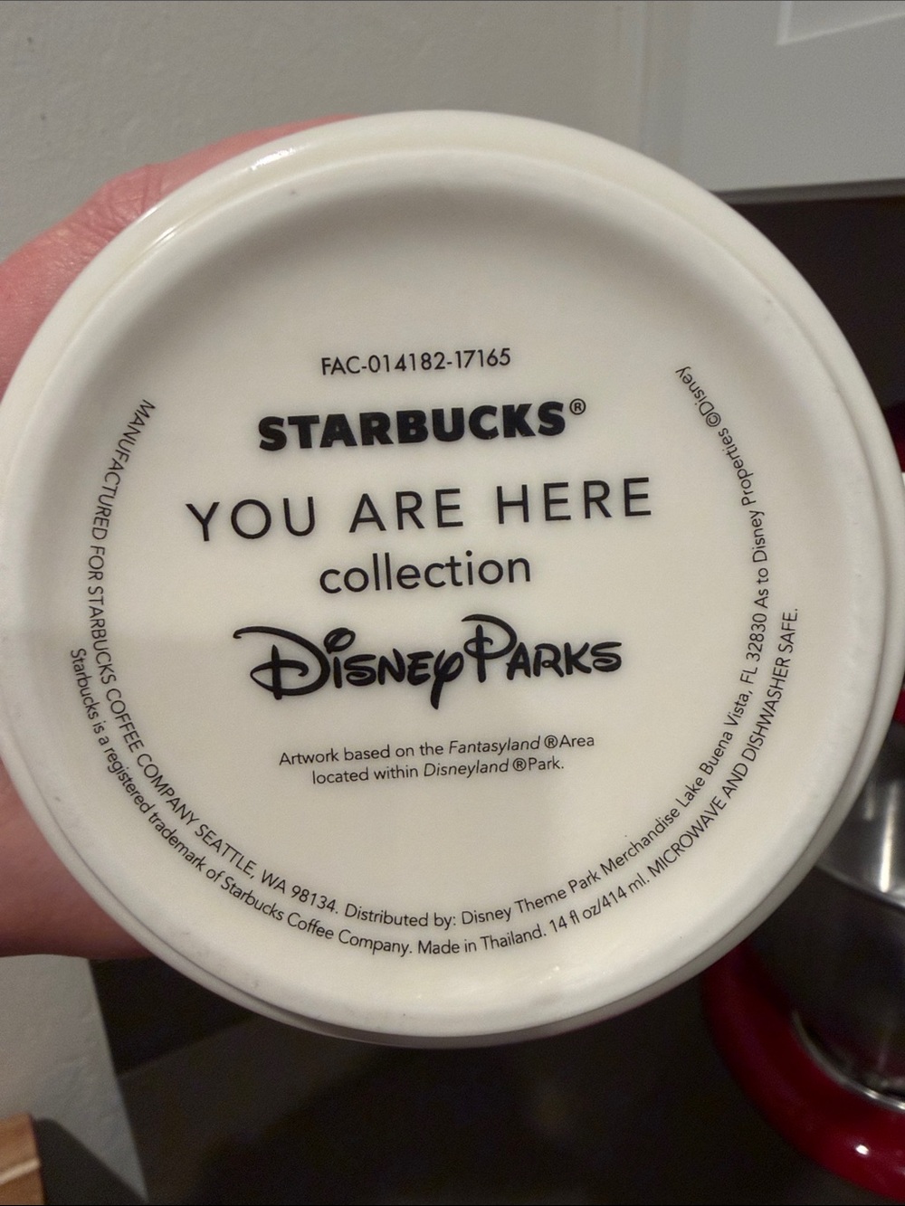 Limited Edition Disneyland Starbucks “You Are Here” Mug - Picture 2 of 7